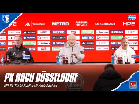 „Wir analysieren das Spiel und machen trotzdem weiter.“ | PK nach dem Spiel in Düsseldorf (1:2)