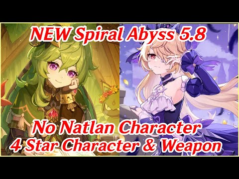 No Natlan Character! Collei Hyperbloom x Fischl Overload Full Star Clear | Genshin Impact 5.8