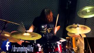 EPIC WIN WITH DOUBLE PEDALS! Drowning In Slow Motion On Drums