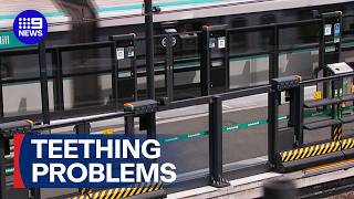 Why Metro doors won't open at some new Sydney stations | 9 News Australia