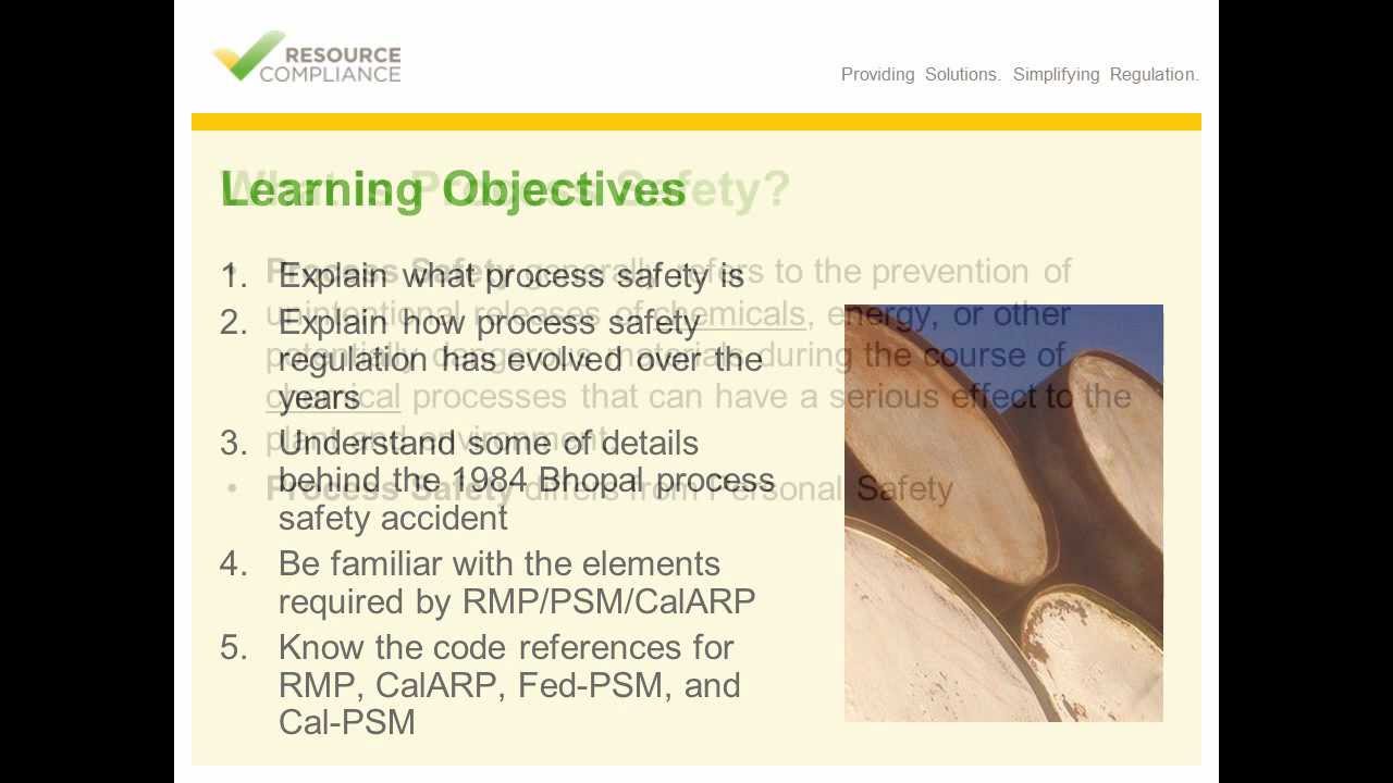 Introduction to Process Safety