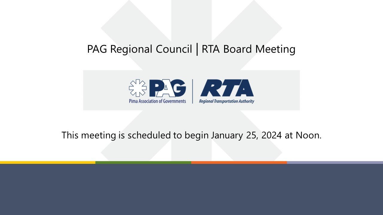 PAG Regional Council | RTA Board Meeting - January 25, 2024 12:00 p.m.