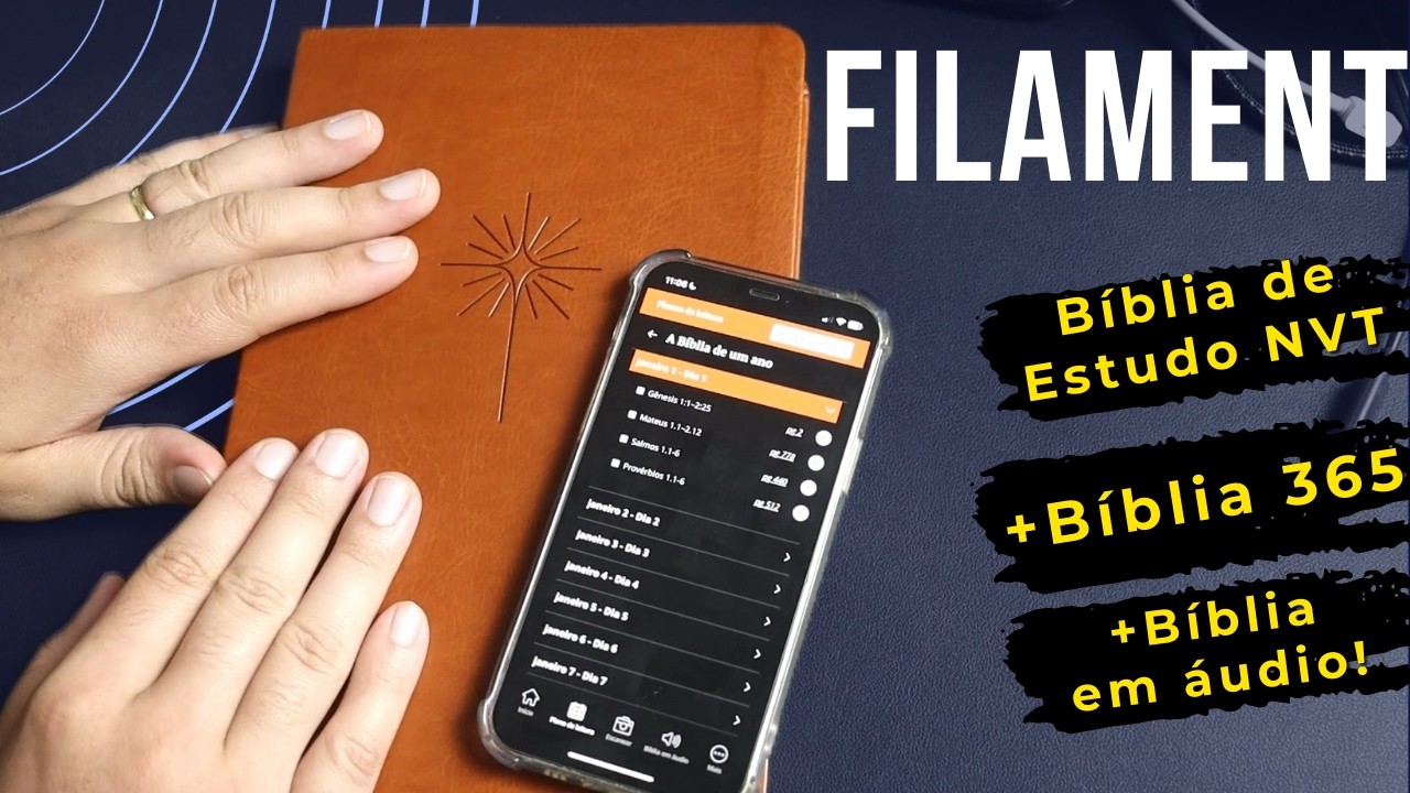 Por que essa BÍBLIA DE ESTUDO é INCRÍVEL? | Bíblia NVT Filament