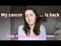 My Cancer Is Back Spine Metastasis Stage 4 Breast Cancer Reoccurrence