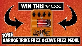 Video thumbnail for Win a Vox Tone Garage Trike Fuzz Octave Fuzz Pedal with GAK by GAK