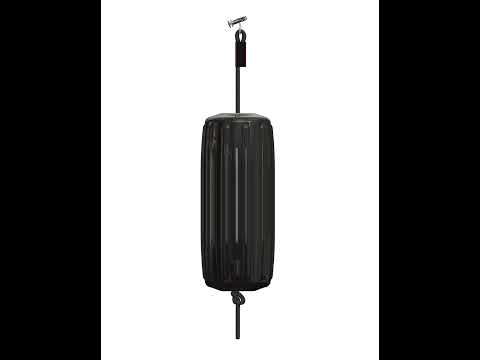 Sewn QR fender cleat with black line and small fender – QRFB027BK1BK5182 Product Image 8