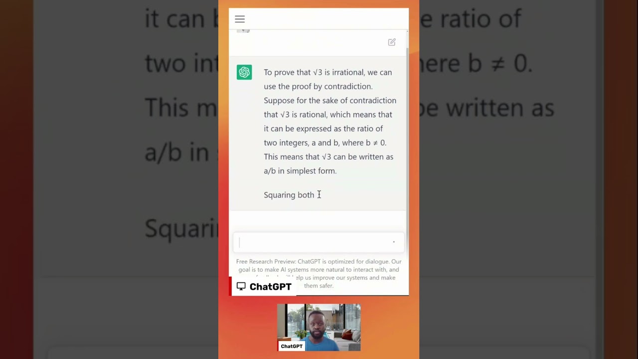 ChatGPT 🤯 Is it the end of school as we know it?  #chatgpt #ai #shorts #fyp #react #shortsvideo