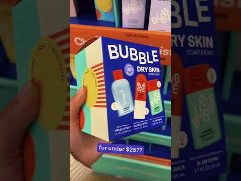 Soothe stressed skin (and back-to-school jitters) with a new Bubble routine 💙🌟