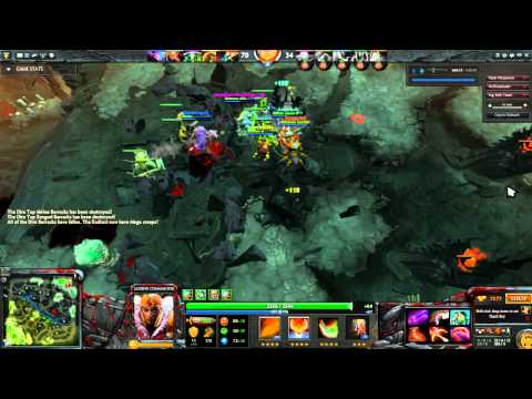 Dota 2 Legion Commander Reach 700+ damage with 25 kills
