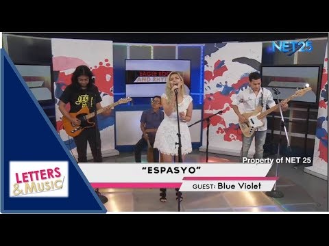 BLUE VIOLET - ESPASYO (NET25 LETTERS AND MUSIC)