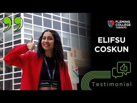 Student Testimonial: Elifsu Coskun