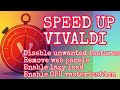 4 Ways to Speed Up Your Vivaldi Browser