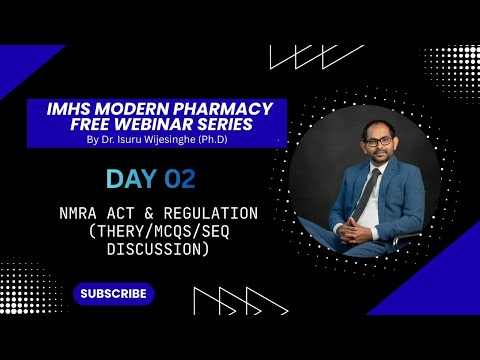 FREE WEBINAR SERIES - NMRA Act & Regulation