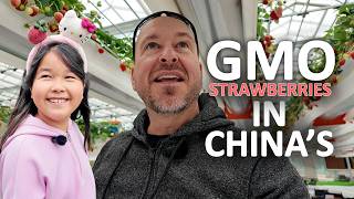 We Found GMO White Strawberries in China 🍓 | Family Farm Adventure!