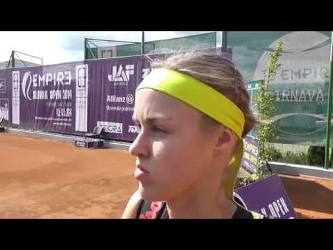 EMPIRE Slovak Open 2014: 2. kolo, Anna Karolína Schmiedlová - Margarita Gasparianová 7:5, 6:3
