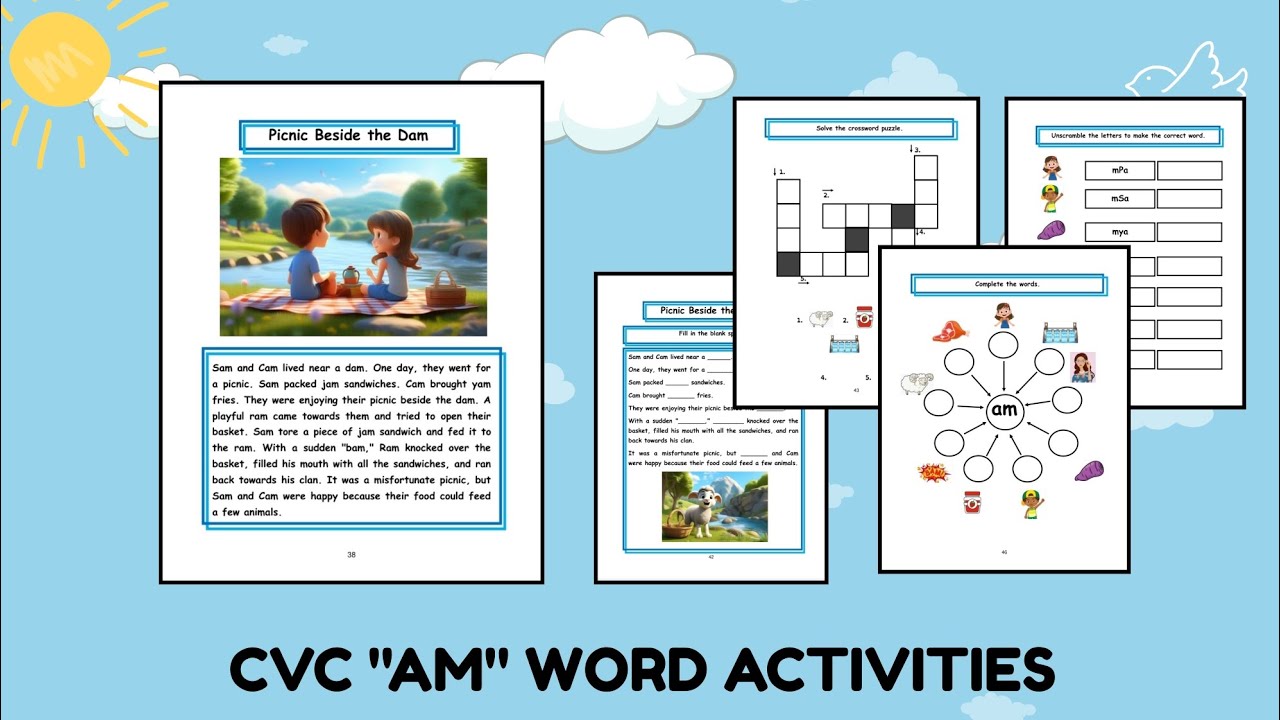 Pre-K Activities | CVC Worksheets | Homeschooling guide for preschoolers 