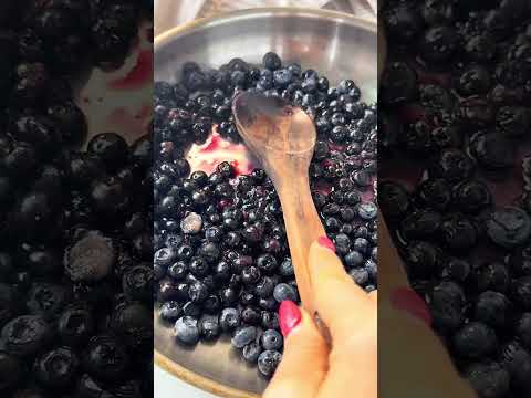 2 Ingredient 🫐Blueberry Chia Jam!
