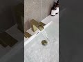 CEINOL BRUSHED GOLD WATERFALL BATHROOM FAUCET