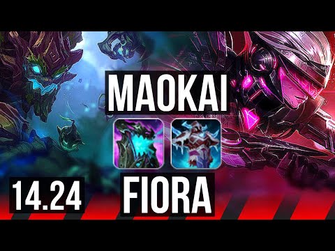 MAOKAI vs FIORA (TOP) | KR Grandmaster | 14.24
