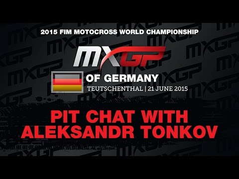 Pit Chat w/ Aleksandr Tonkov MXGP of Germany 2015