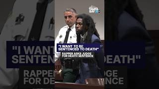 Rapper convicted of murder asks judge for death sentence