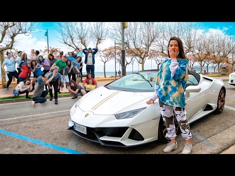 RECOJO A MI NOVIA POR SORPRESA DE LA UNIVERSIDAD EN UN LAMBORGHINI!! **asi reacciona!**