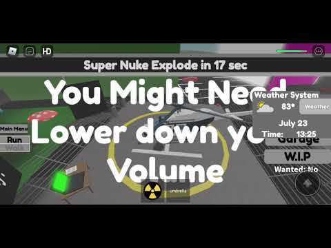 Roblox island beach city The super nuke!!