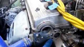 How to change the distributor O-ring on a Toyota Corolla 7afe 1.8L 4afe 1.6L to repair an oil leak