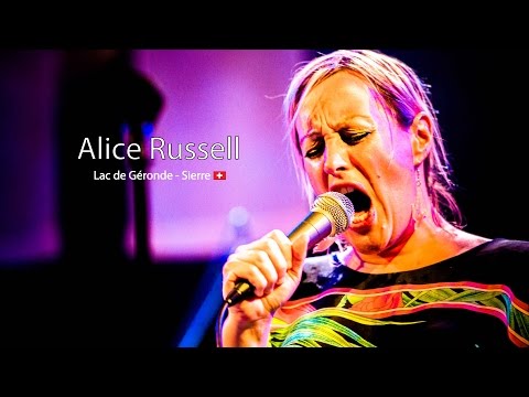 Alice Russell - live - Festival Week-end au bord de l'eau - Sierre (Switzerland) - 29 June 2012