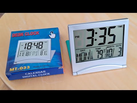 MT 33 Desk Calendar Digital Clock