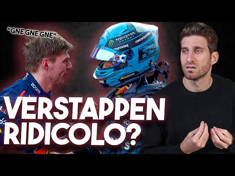 VERSTAPPEN LAMENTINO: Ridicola la reazione su Russell? - Post GP Baku