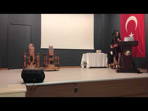 2018-2019 EĞİTİM ÖĞRETİM YILI ORTAOKUL BİRİNCİSİ SAHRA SOLAKOĞLU'NUN KONUŞMASI