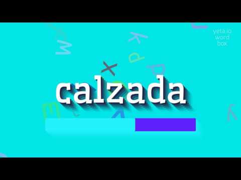 How to say "calzada"! (High Quality Voices)
