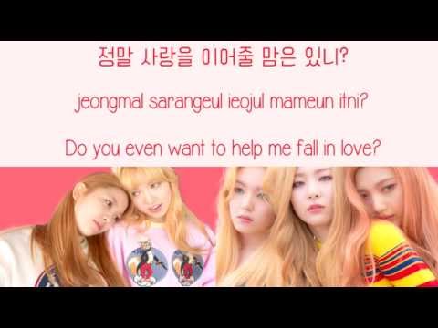 Red Velvet 레드벨벳 - Stupid Cupid Color Coded Lyrics [Han/Rom/Eng]