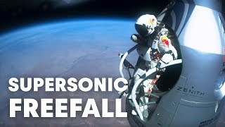 Felix Baumgartner&#39;s supersonic freefall from 128k&#39; - Mission Highlights