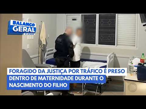 Homem foragido por tráfico de drogas é preso dentro de maternidade em Monte Azul Paulista