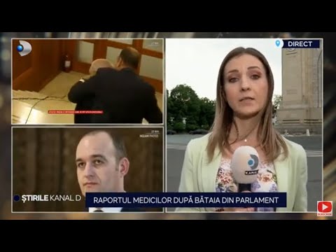 Stirile Kanal D - Raportul medicilor dupa bataia din Parlament | Editie de seara