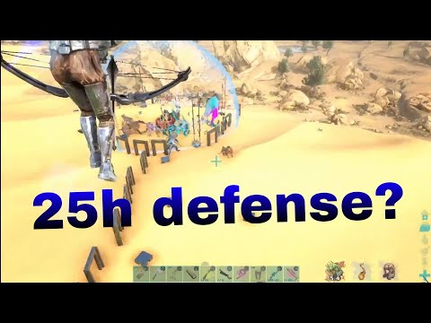 A few clips from the 25h base defense + some other clips XD | Ark Official 1x ps4