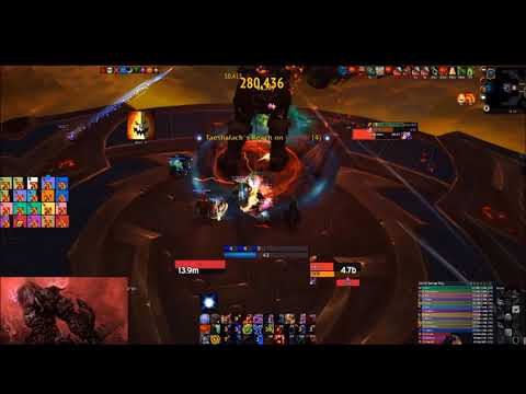 Berserkers vs Mythic Aggramar - Antorus (Blood DK Body Grip POV)