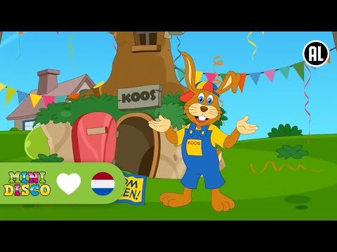 FEEST BIJ KOOS KONIJN | Kinderliedjes | Roompot | Minidisco