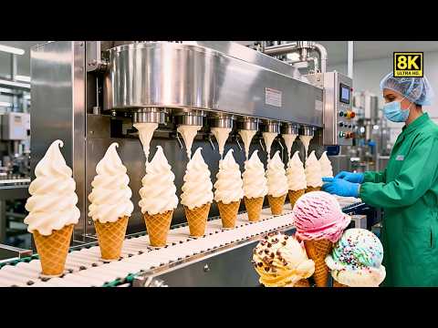 Inside America's Most Advanced Ice Cream Factory — Full Production Process Revealed | #factorypoint