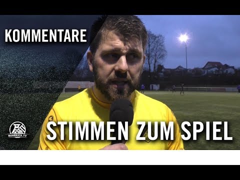 Die Stimmen zum Spiel | Frohlinde - Obersprockhövel  (16.Spieltag, Landesliga)