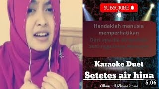 Download lagu SETETES AIR HINA !! KARAOKE SMULE mp3