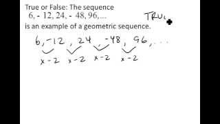 Find the Common Ratio of a Geometric Sequence