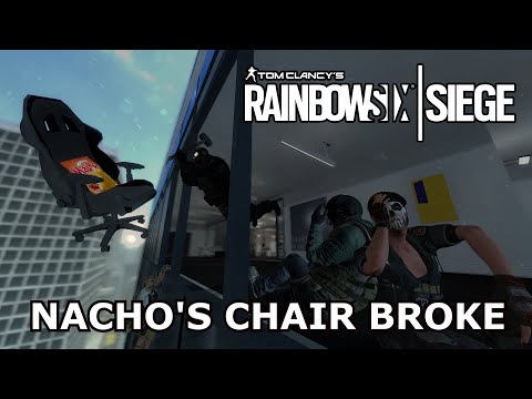 NACHO'S CHAIR BROKE MID-STREAM!!! (R6S Funny Moments)