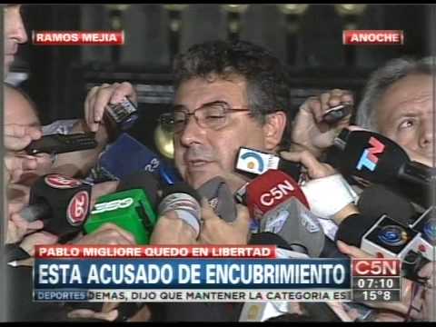 C5N - POLICIALES: PABLO MIGLIORE QUEDO EN LIBERTAD (PARTE 1)