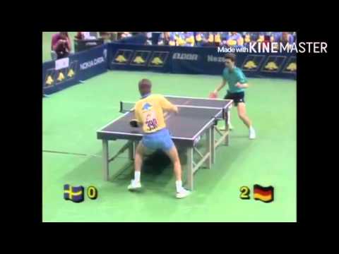 Table Tennis European Championships 1990 Appelgren vs Fetzner highlights