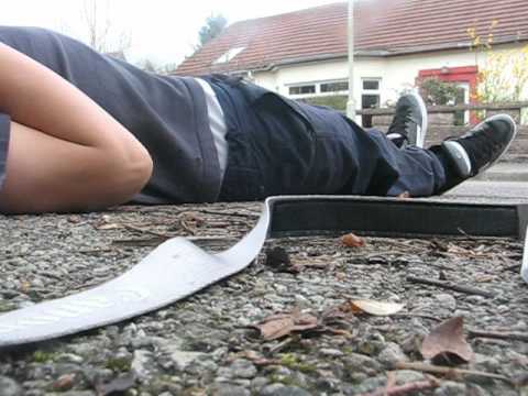 Skateboard Jump Over Person