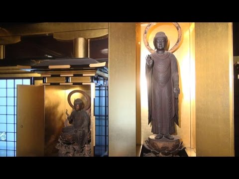 仏像シリーズ　釈迦如来立像と阿弥陀如来坐像　名古屋市・栄国寺