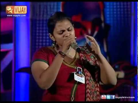 Madhumitha Shankar  singing Andha Sivagami Maganidam- Super Singer4